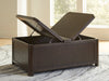 Breckington Coffee Table With Storage - Holmwood's Furniture & Design Center (Somersworth, NH)