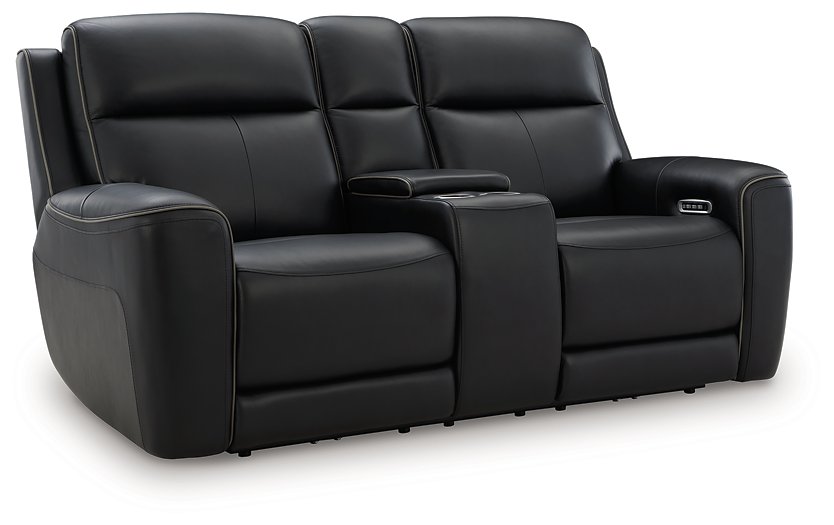 5Z-Relaxation Power Reclining Loveseat with Console - Holmwood's Furniture & Design Center (Somersworth, NH)
