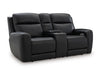 5Z-Relaxation Power Reclining Loveseat with Console - Holmwood's Furniture & Design Center (Somersworth, NH)