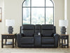 5Z-Relaxation Power Reclining Loveseat with Console - Holmwood's Furniture & Design Center (Somersworth, NH)