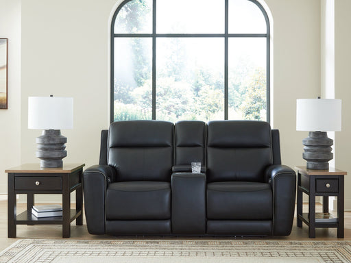 5Z-Relaxation Power Reclining Loveseat with Console - Holmwood's Furniture & Design Center (Somersworth, NH)