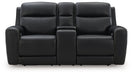 5Z-Relaxation Power Reclining Loveseat with Console - Holmwood's Furniture & Design Center (Somersworth, NH)