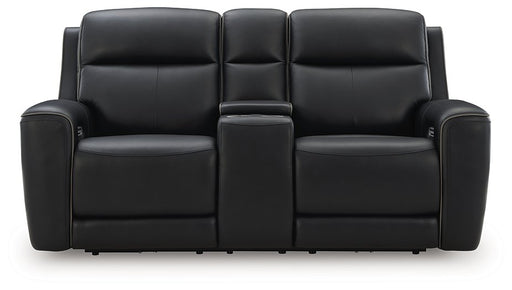 5Z-Relaxation Power Reclining Loveseat with Console - Holmwood's Furniture & Design Center (Somersworth, NH)