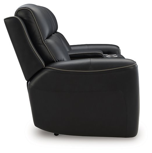 5Z-Relaxation Power Reclining Loveseat with Console - Holmwood's Furniture & Design Center (Somersworth, NH)