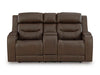 Knightington Power Reclining Loveseat with Audio Seating - Holmwood's Furniture & Design Center (Somersworth, NH)