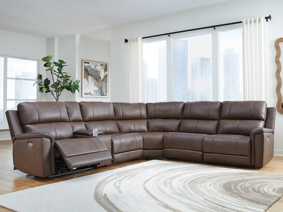 Bleckley Power Reclining Sectional - Holmwood's Furniture & Design Center (Somersworth, NH)