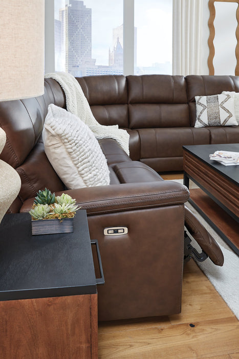 Bleckley Power Reclining Sectional - Holmwood's Furniture & Design Center (Somersworth, NH)