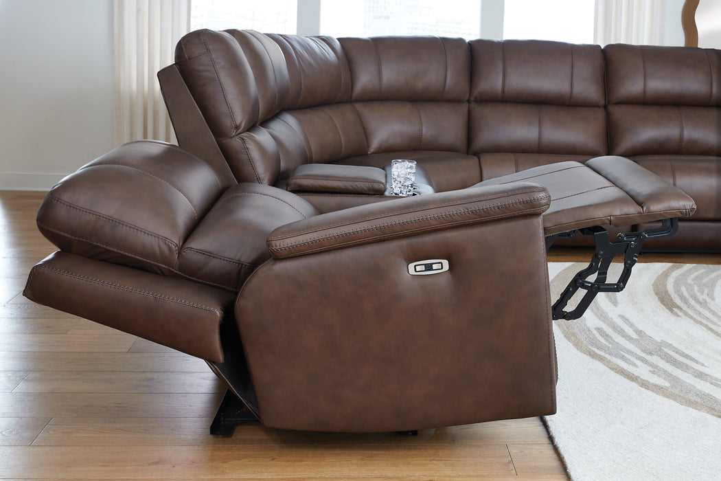 Bleckley Power Reclining Sectional - Holmwood's Furniture & Design Center (Somersworth, NH)