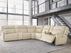 Double Deal Reclining Sectional with 2 Consoles - Holmwood's Furniture & Design Center (Somersworth, NH)
