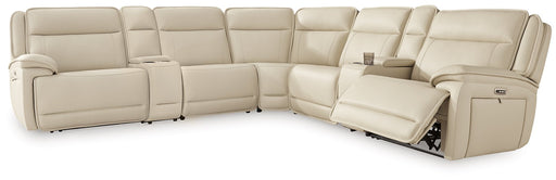 Double Deal Reclining Sectional with 2 Consoles - Holmwood's Furniture & Design Center (Somersworth, NH)