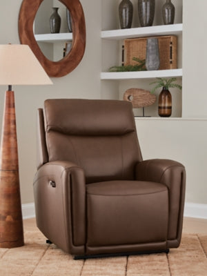 Pincara Power AutoGlide Recliner - Holmwood's Furniture & Design Center (Somersworth, NH)