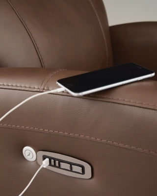 Pincara Power AutoGlide Recliner - Holmwood's Furniture & Design Center (Somersworth, NH)