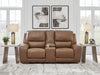 DeepWakes Power Reclining Loveseat with Console - Holmwood's Furniture & Design Center (Somersworth, NH)