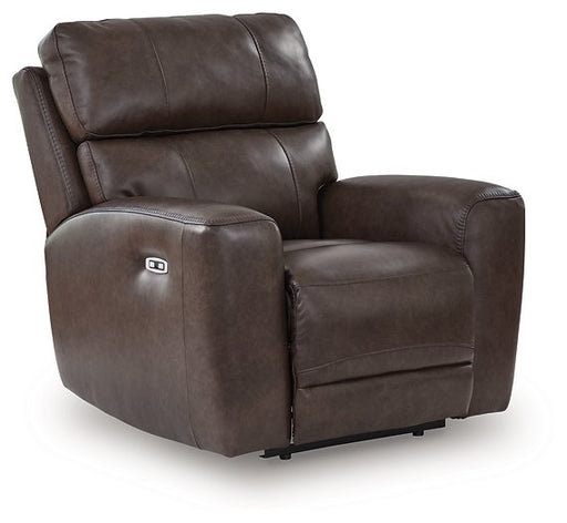 Crossplex Power Recliner - Holmwood's Furniture & Design Center (Somersworth, NH)