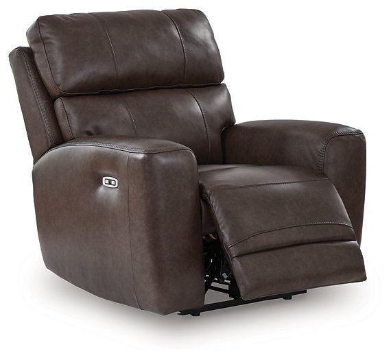 Crossplex Power Recliner - Holmwood's Furniture & Design Center (Somersworth, NH)