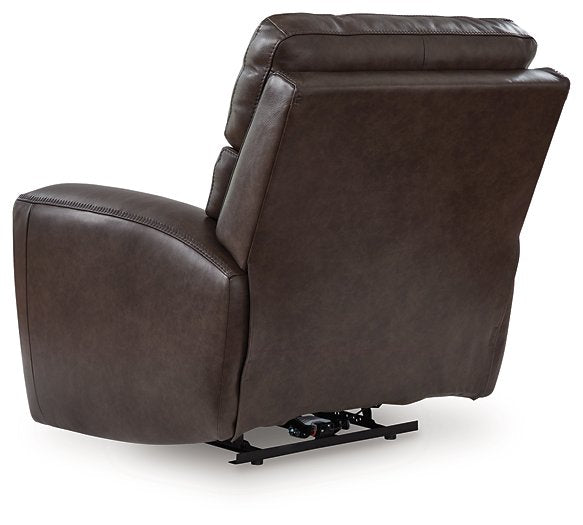 Crossplex Power Recliner - Holmwood's Furniture & Design Center (Somersworth, NH)