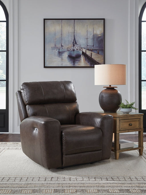 Crossplex Power Recliner - Holmwood's Furniture & Design Center (Somersworth, NH)