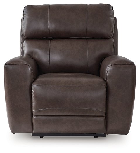 Crossplex Power Recliner - Holmwood's Furniture & Design Center (Somersworth, NH)