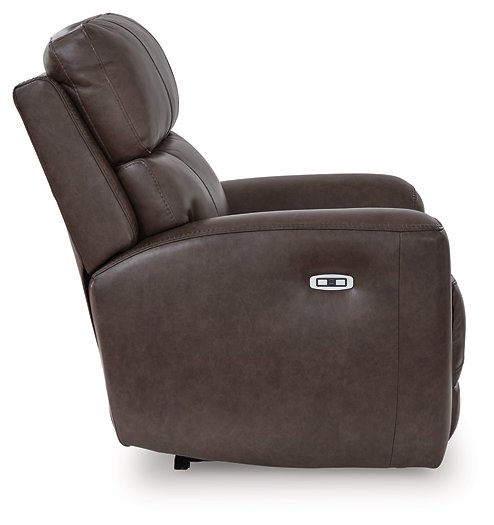 Crossplex Power Recliner - Holmwood's Furniture & Design Center (Somersworth, NH)