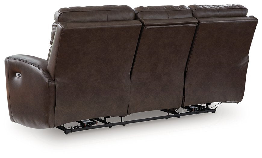 Crossplex Power Reclining Sofa - Holmwood's Furniture & Design Center (Somersworth, NH)