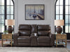 Crossplex Power Reclining Loveseat with Console - Holmwood's Furniture & Design Center (Somersworth, NH)