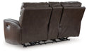 Crossplex Power Reclining Loveseat with Console - Holmwood's Furniture & Design Center (Somersworth, NH)