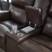Crossplex Power Reclining Loveseat with Console - Holmwood's Furniture & Design Center (Somersworth, NH)