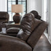 Crossplex Power Reclining Loveseat with Console - Holmwood's Furniture & Design Center (Somersworth, NH)