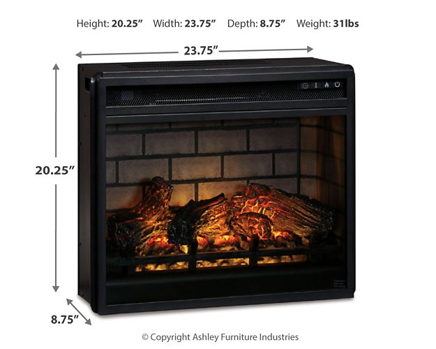 Wildenauer 76" TV Stand with Electric Fireplace - Holmwood's Furniture & Design Center (Somersworth, NH)