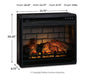 Wildenauer 76" TV Stand with Electric Fireplace - Holmwood's Furniture & Design Center (Somersworth, NH)
