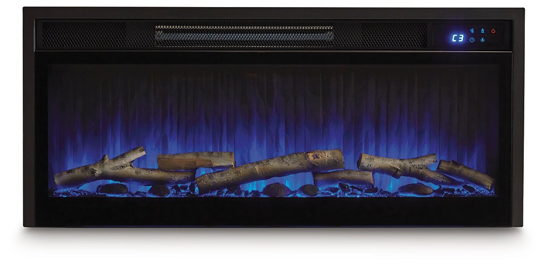 Zadilyn 72" TV Stand with Electric Fireplace - Holmwood's Furniture & Design Center (Somersworth, NH)