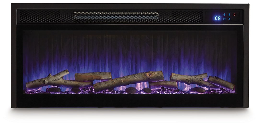 Zadilyn 72" TV Stand with Electric Fireplace - Holmwood's Furniture & Design Center (Somersworth, NH)