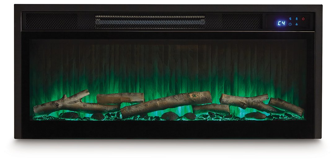 Zadilyn 72" TV Stand with Electric Fireplace - Holmwood's Furniture & Design Center (Somersworth, NH)