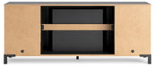 Cayberry 60" TV Stand with Electric Fireplace - Holmwood's Furniture & Design Center (Somersworth, NH)