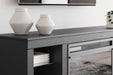 Cayberry 60" TV Stand with Electric Fireplace - Holmwood's Furniture & Design Center (Somersworth, NH)