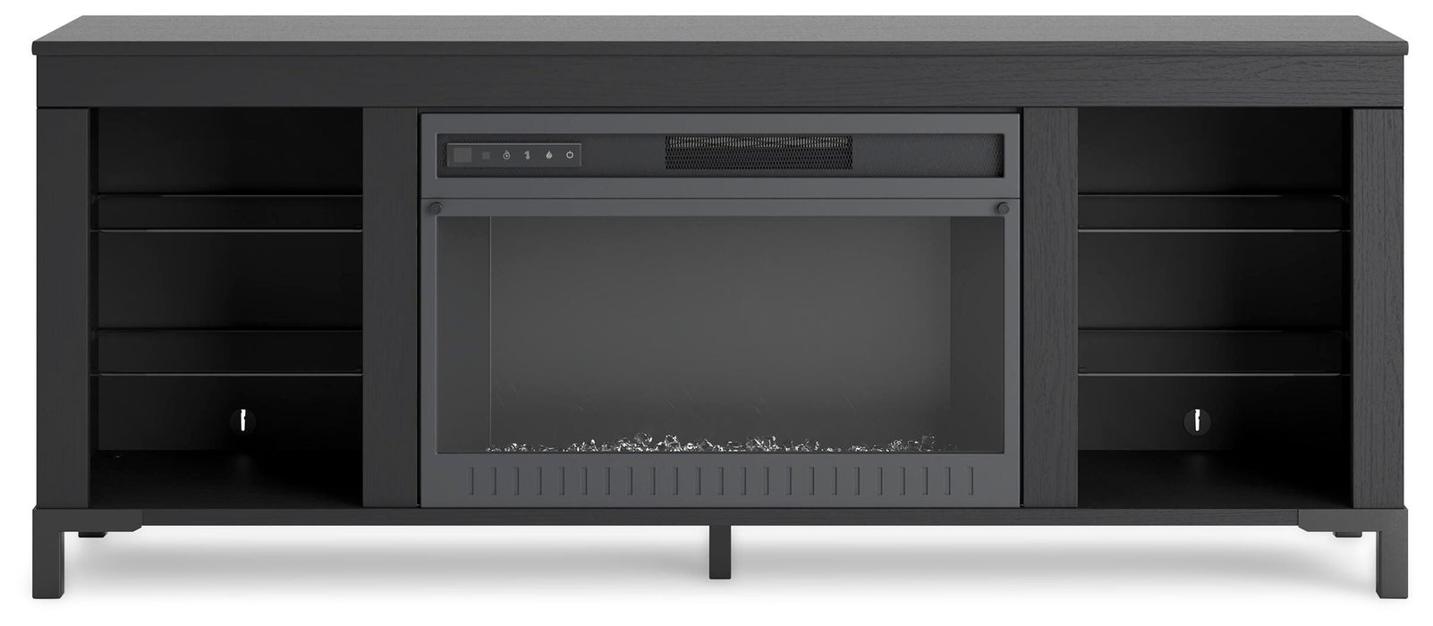 Cayberry 60" TV Stand with Electric Fireplace - Holmwood's Furniture & Design Center (Somersworth, NH)