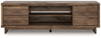 Zadilyn 72" TV Stand with Electric Fireplace - Holmwood's Furniture & Design Center (Somersworth, NH)
