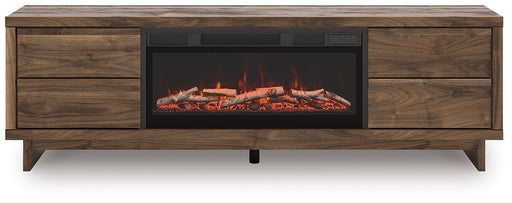 Zadilyn 72" TV Stand with Electric Fireplace - Holmwood's Furniture & Design Center (Somersworth, NH)
