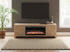 Cayboni 71" TV Stand with Electric Fireplace - Holmwood's Furniture & Design Center (Somersworth, NH)