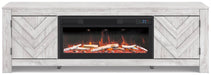 Cayboni 71" TV Stand with Electric Fireplace - Holmwood's Furniture & Design Center (Somersworth, NH)