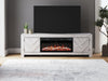 Cayboni 71" TV Stand with Electric Fireplace - Holmwood's Furniture & Design Center (Somersworth, NH)