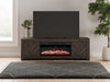 Cayboni 71" TV Stand with Electric Fireplace - Holmwood's Furniture & Design Center (Somersworth, NH)