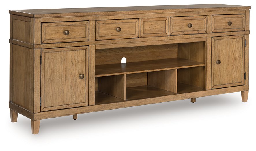 Sharlance 81" TV Stand - Holmwood's Furniture & Design Center (Somersworth, NH)