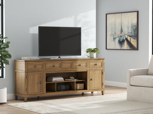 Sharlance 81" TV Stand - Holmwood's Furniture & Design Center (Somersworth, NH)