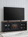 Wildenauer 76" TV Stand with Electric Fireplace - Holmwood's Furniture & Design Center (Somersworth, NH)