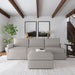 Flex Sofa with Narrow Arm and Ottoman - Holmwood's Furniture & Design Center (Somersworth, NH)