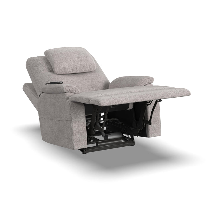 Zecliner Model 2 Petite Latitudes Power Sleep Recliner with Power Headrest & Lumbar - Holmwood's Furniture & Design Center (Somersworth, NH)