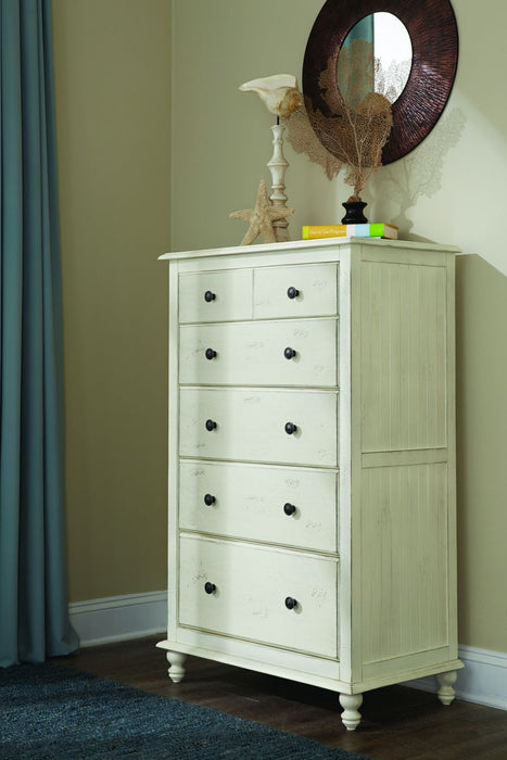 John Thomas Unfinished Cottage 5 Drawer Chest BD-2005 - Holmwood's Furniture & Design Center (Somersworth, NH)