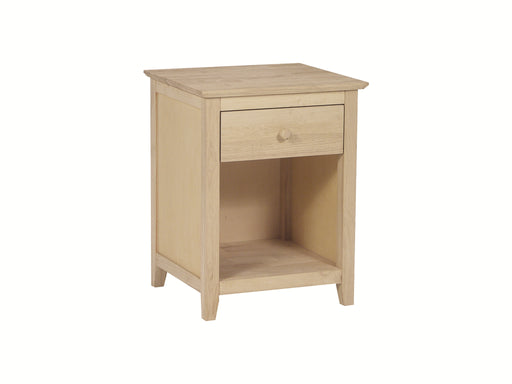 Nightstands Lancaster 1-Drawer Nightstand - Holmwood's Furniture & Design Center (Somersworth, NH)