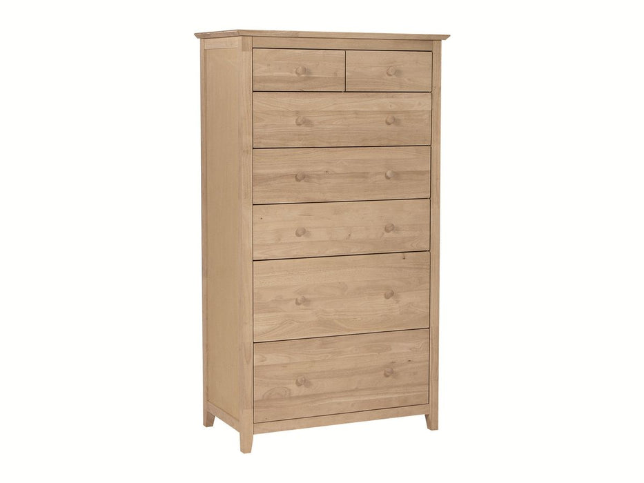 John Thomas Unfinished Lancaster 7-Drawer Carriage Chest image